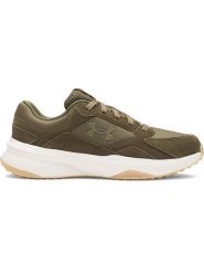 Under Armour Skórzane buty sportowe w kolorze khaki rozmiar: 40. Brązowe buty treningowe Under Armour, bez wzorów, z materiału. Za 164.95 zł.