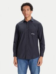 Armani Exchange Koszula XM000959 AF12994 UB101 Granatowy Regular Fit. Niebieskie koszule Armani Exchange, m, bez wzorów, z bawełny, bez kołnierzyka, bez ramiączek. Za 479.99 zł.