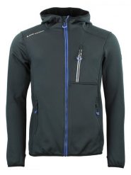 Peak Mountain Kurtka polarowa "Campo" w kolorze czarnym rozmiar: L. Czarne kurtki Peak Mountain, l, bez wzorów, z materiału, bez kaptura. Za 173.99 zł.