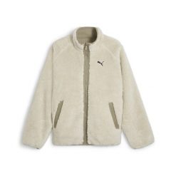 Męska dwustronna kurtka sherpa PUMA Alpine Snow White. Białe kurtki Puma, l, bez wzorów, z tkaniny, bez kaptura. Za 357.99 zł.