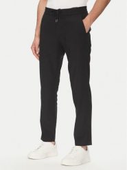 BOSS Spodnie materiałowe Sanderson-L 50536881 Czarny Regular Fit. Czarne spodnie materiałowe Boss, l, bez wzorów, z materiału. Za 519.99 zł.