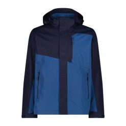Kurtka z kapturem 3 w 1 CMP. Niebieskie kurtki CMP, m, bez wzorów, z tkaniny, z kapturem. Za 462.00 zł.