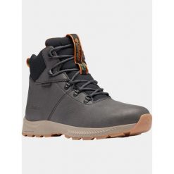Buty Wodoodporne Męskie Columbia Landroamer Explorer WP. Szare buty trekkingowe Columbia, bez wzorów, bez zapięcia. W wyprzedaży za 296.65 zł.