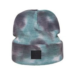 Czapka Urban Classics tie dye. Niebieskie czapki zimowe Urban Classics, bez wzorów. Za 149.50 zł.