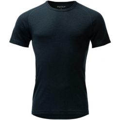 Koszulka termoaktywna Devold Lauparen Merino 190 Base Tee. Niebieskie bielizna termoaktywna Devold, l, bez wzorów, z dzianiny, bez ramiączek, trekkingowe. Za 296.99 zł.