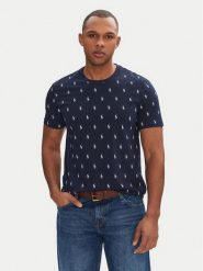 Polo Ralph Lauren T-Shirt 714899612006 Granatowy Regular Fit. Niebieskie koszulki polo Polo Ralph Lauren, m, bez wzorów, z bawełny, bez kołnierzyka, bez ramiączek. Za 159.99 zł.