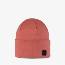 Czapka BUFF KNITTED BEANIE NIELS. Czerwone czapki zimowe Buff, bez wzorów. W wyprzedaży za 95.94 zł.