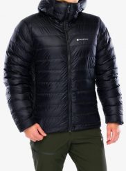 Kurtka puchowa Montane Alpine 850 Hoodie. Czarne kurtki Montane, l, bez wzorów, z materiału, bez kaptura. Za 1,403.59 zł.