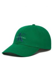 Calvin Klein Czapka z daszkiem Monologo Embroidery Baseball Cap LV04G5004G Zielony. Zielone czapki z daszkiem CALVIN KLEIN, bez wzorów, z bawełny. Za 169.99 zł.