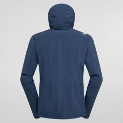 Kurtka z kapturem La Sportiva Aequilibrium Speed. Niebieskie kurtki La Sportiva, s, bez wzorów, z softshellu, z kapturem. Za 753.00 zł.