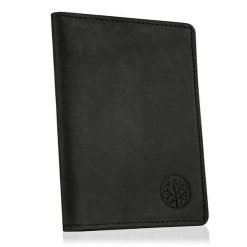 Portfel męski BETLEWSKI BPM-HT-M1 CZARNY. Czarne portfele Betlewski, bez wzorów, ze skóry. Za 74.99 zł.