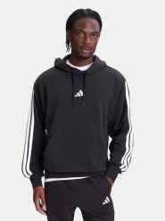 Adidas Bluza Essentials 3-Stripes JD1874 Czarny Regular Fit. Czarne bluzy Adidas, m, bez wzorów, z bawełny, bez kaptura. Za 189.99 zł.