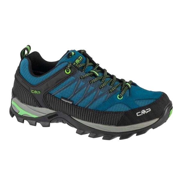 Męskie Buty Sportowe Rigel Low. Szare buty turystyczne CMP, bez wzorów, z gumy, bez zapięcia, trekkingowe. Za 579.99 zł.
