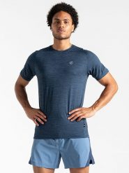 Dare 2b Koszulka sportowa "Persist" w kolorze niebieskim rozmiar: S. Niebieskie t-shirty sportowe Dare 2B, bez wzorów, z materiału, bez ramiączek, outdoorowe. Za 57.20 zł.