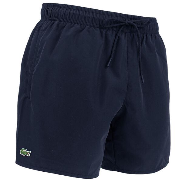 Lacoste Model Short Sleeved Ribbed Collar Kolor Niebieski. Niebieskie odzież kąpielowa LACOSTE, m, bez wzorów, z tkaniny, sportowe. W wyprzedaży za 307.55 zł.