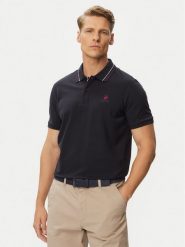 Beverly Hills Polo Club Polo P-SS26M-P450111 Granatowy Regular Fit. Niebieskie koszulki polo Beverly Hills Polo Club, m, bez wzorów, z bawełny, bez kołnierzyka, bez ramiączek. Za 229.99 zł.