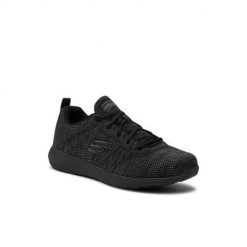 Buty do chodzenia męskie Skechers Kulow. Czarne buty sportowe casual Skechers, bez wzorów, z gumy, bez zapięcia. Za 299.00 zł.