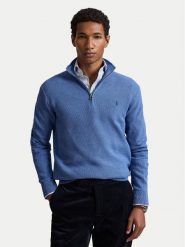 Polo Ralph Lauren Sweter 710B18060012 Niebieski Regular Fit. Niebieskie swetry rozpinane Polo Ralph Lauren, m, bez wzorów, z bawełny, bez kołnierzyka, bez ramiączek. Za 949.99 zł.