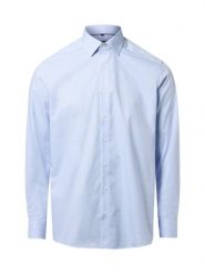 Finshley & Harding Męska koszula biznesowa Mężczyźni Modern Fit Bawełna niebieski|biały w kratkę, 42. Białe koszule Finshley & Harding, m, bez wzorów, z bawełny, bez kołnierzyka, bez ramiączek. Za 159.95 zł.