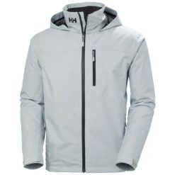Pośrednia kurtka z kapturem Helly Hansen Crew 2. Szare kurtki Helly Hansen, m, bez wzorów, z materiału, z kapturem. Za 830.50 zł.