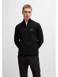 Hugo Boss Fashion Sweter "Ever" w kolorze czarnym rozmiar: XXL. Czarne swetry nierozpinane Hugo Boss Fashion, xxl, bez wzorów, z bawełny, bez kołnierzyka, bez ramiączek. Za 498.55 zł.