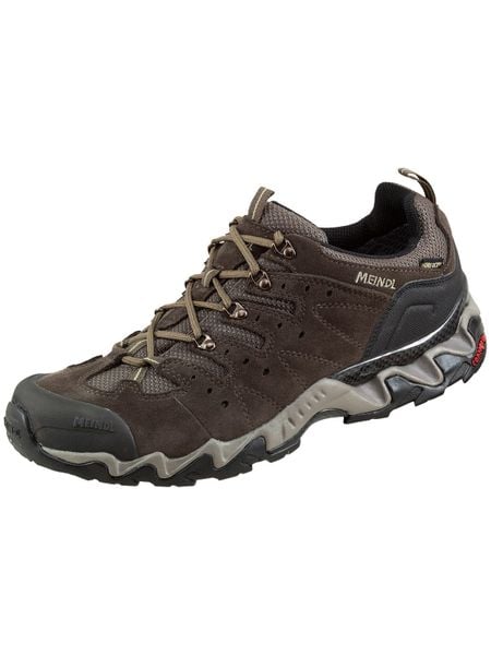 Buty trekkingowe Meindl Portland GTX. Brązowe buty turystyczne MEINDL, bez wzorów, z gore-texu, bez zapięcia, trekkingowe, gore-tex. Za 870.50 zł.