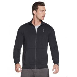 Kurtka Skechers GO WALK Everywhere Jacket, Mężczyźni. Czarne kurtki Skechers, m, bez wzorów, z bawełny, bez kaptura. Za 390.00 zł.