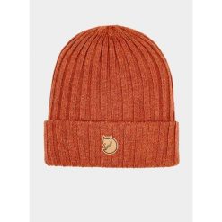Czapka Fjallraven Byron Hat - autumn leaf. Czerwone czapki zimowe Fjällräven, bez wzorów. Za 203.99 zł.