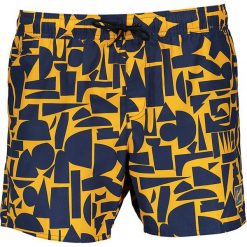 Szorty kąpielowe w kolorze granatowo-żółtym. Szorty marki Speedo. W wyprzedaży za 108.95 zł.