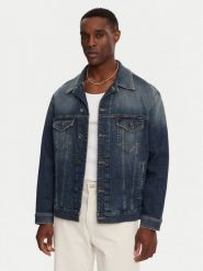 Dolce&Gabbana Kurtka jeansowa G9NL5D G8GW9 Niebieski Regular Fit. Niebieskie kurtki Dolce&Gabbana, m, bez wzorów, z bawełny, bez kaptura. Za 4,269.00 zł.