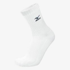 Skarpetki Mizuno Volley Blanc. Białe skarpety Mizuno, bez wzorów, z bawełny. Za 26.99 zł.
