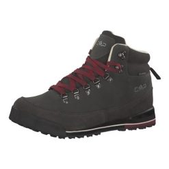 Buty trekkingowe męskie CMP Heka WP Hiking. Brązowe buty trekkingowe CMP, bez wzorów, bez zapięcia. Za 449.99 zł.
