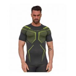 Koszulka męska termoaktywna z krótkim rękawem Brubeck DRY. Szare bielizna termoaktywna Brubeck, m, bez wzorów, z poliamidu, bez ramiączek, na fitness i siłownię. Za 129.99 zł.