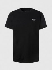 Pepe Jeans Koszulka w kolorze czarnym rozmiar: S. Czarne bezrękawniki Pepe Jeans, s, bez wzorów, z jeansu, bez kołnierzyka, bez ramiączek. Za 77.45 zł.