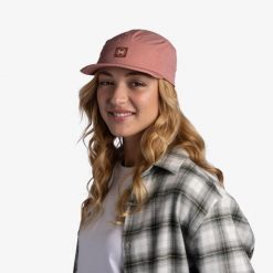 Czapka z daszkiem Buff 5 Panels Explore Cap. Czerwone czapki z daszkiem Buff, bez wzorów, z materiału. Za 159.99 zł.