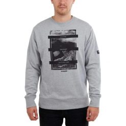 Bluza męska Fundango Warren. Szare bluzy Fundango, m, bez wzorów, bez kaptura. Za 199.90 zł.