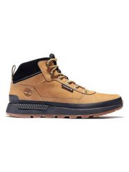 Timberland Buty trekkingowe "Field" w kolorze jasnobrązowo-czarnym rozmiar: 47,5. Brązowe trekkingi Timberland, bez wzorów, z materiału, bez zapięcia. Za 441.45 zł.