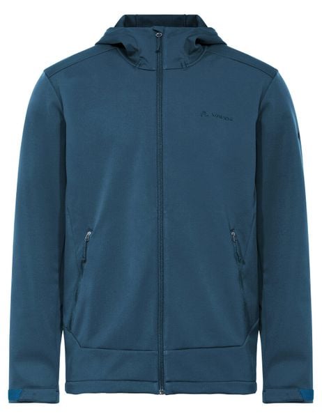 Kurtka softshellowa M Everhike Hoody. Niebieskie kurtki Vaude, na zimę, m, bez wzorów, z materiału, z kapturem. Za 580.05 zł.