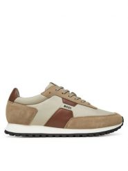 BOSS Sneakersy Parkour 50548723 Beżowy. Brązowe buty sportowe casual Boss, bez wzorów, z materiału, bez zapięcia. Za 849.99 zł.