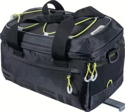Torba na bagażnik „Miles MIK 2.0”, czarna limonka. Czarne torby na ramię BASIL, bez wzorów, z materiału, na ramię, bez dodatków. Za 449.00 zł.