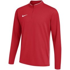 Bluza męska Nike Dri-Fit Park 26 Drill Top. Czerwone bluzy Nike, m, bez wzorów, z materiału, bez kaptura. Za 115.99 zł.