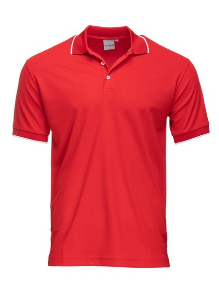 Traunstein Sport Funkcyjna koszulka polo w kolorze czerwonym rozmiar: XXL. Czerwone koszulki polo Traunstein Sport, xxl, bez wzorów, z materiału, bez kołnierzyka, bez ramiączek. Za 105.14 zł.