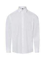 Nils Sundström koszula casual z lnem Mężczyźni Modern Fit Bawełna biały, XXL. Białe koszule Nils Sundström, m, bez wzorów, z bawełny, bez kołnierzyka, bez ramiączek. Za 179.95 zł.