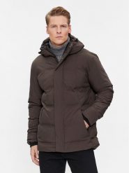 4F Kurtka puchowa 4FAW23TDJAM249 Khaki Regular Fit. Brązowe kurtki 4F, m, bez wzorów, z puchu, bez kaptura. Za 289.99 zł.