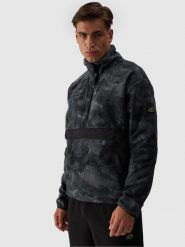 4F Polar ze stójką oversize męski - multikolor XXL. Bluzy z polaru 4F, na zimę, m, bez wzorów, z dzianiny, bez kaptura. W wyprzedaży za 119.99 zł.