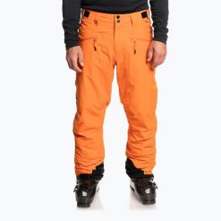 Spodnie snowboardowe męskie Quiksilver Boundry. Brązowe spodnie narciarskie i snowboardowe Quiksilver, m, bez wzorów, narciarskie. Za 359.99 zł.