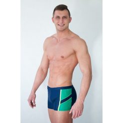 Belibe Sport Kąpielówki męskie 1400 m1420 granatowo zielone r. XL. Odzież kąpielowa marki Belibe Sport. Za 41.72 zł.
