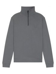 Hugo Boss Bluza w kolorze szarym rozmiar: S. Szare bluzy HUGO BOSS, s, bez wzorów, z bawełny, bez kaptura. Za 386.99 zł.