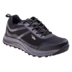 Męskie Wodoodporne Buty Trekkingowe Celany. Czarne buty turystyczne Hi-tec, bez wzorów, z gumy, bez zapięcia, trekkingowe. Za 304.99 zł.