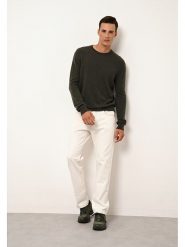 Just Cashmere Kaszmirowy sweter "Howard" w kolorze khaki rozmiar: XL. Brązowe swetry nierozpinane Just Cashmere, xl, bez wzorów, z kaszmiru, bez kołnierzyka, bez ramiączek. Za 435.11 zł.